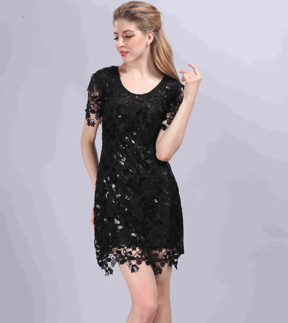 Милое вечернее платье винтажное 2016 новое женское с вышивкой и блестками