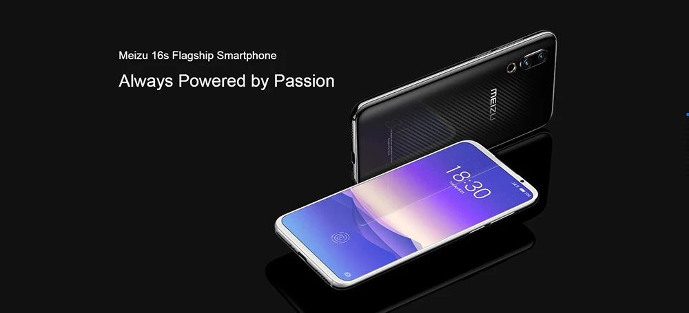 Мобильный телефон Meizu 16 s, 8 ГБ, 128 ГБ, Snapdragon 855, 6,2 дюймов, 48 МП, 20 МП, задняя камера, разблокировка лица, отпечаток пальца, 4G, LTE, глобальная ПЗУ, телефон
