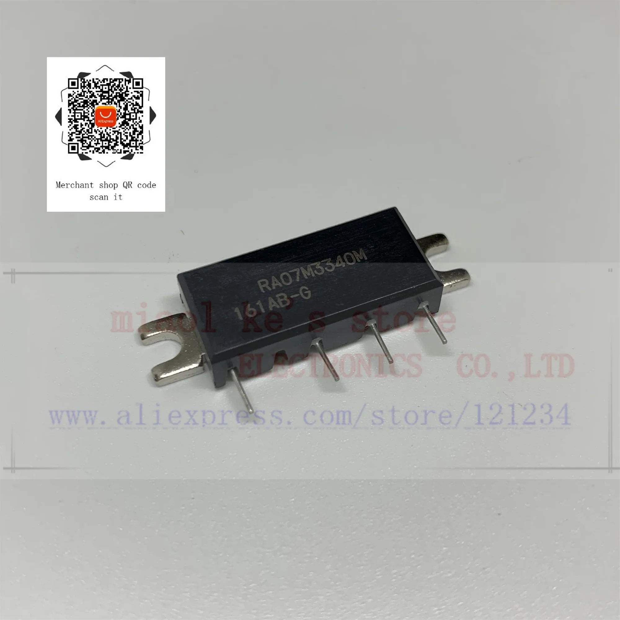 100% Новый оригинал Модель RA07M3340M RA07M3340M-101 [ 330-400 МГц 7 Вт 2 В H2S 2-ступенчатый усилитель.