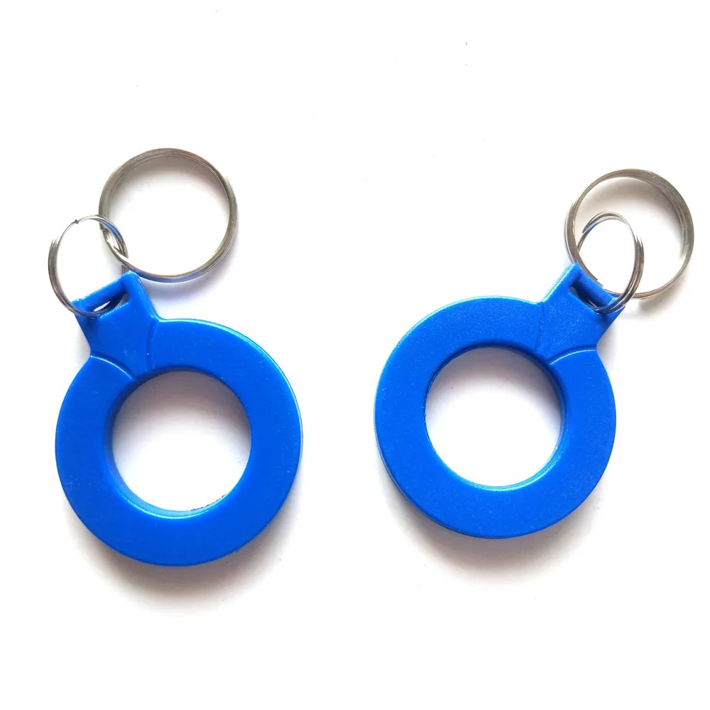 Blue 10 шт. RFID тег 13,56 МГц S50 брелоки NFC тег RFID карта для системы контроля доступа RFID Ключевые метки - Цвет: Blue
