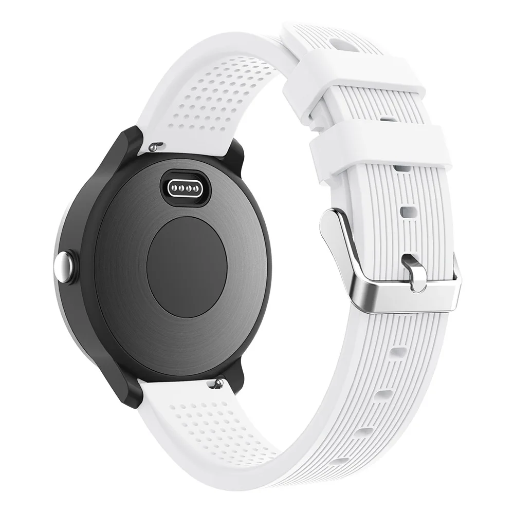 Мягкий силиконовый сменный ремешок для Garmin Vivoactive3 3 Vivomove HR смарт браслет Forerunner 645
