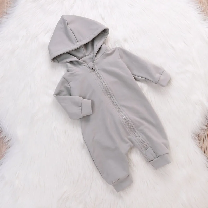 Комбинезон с длинным рукавом для новорожденных из хлопка |