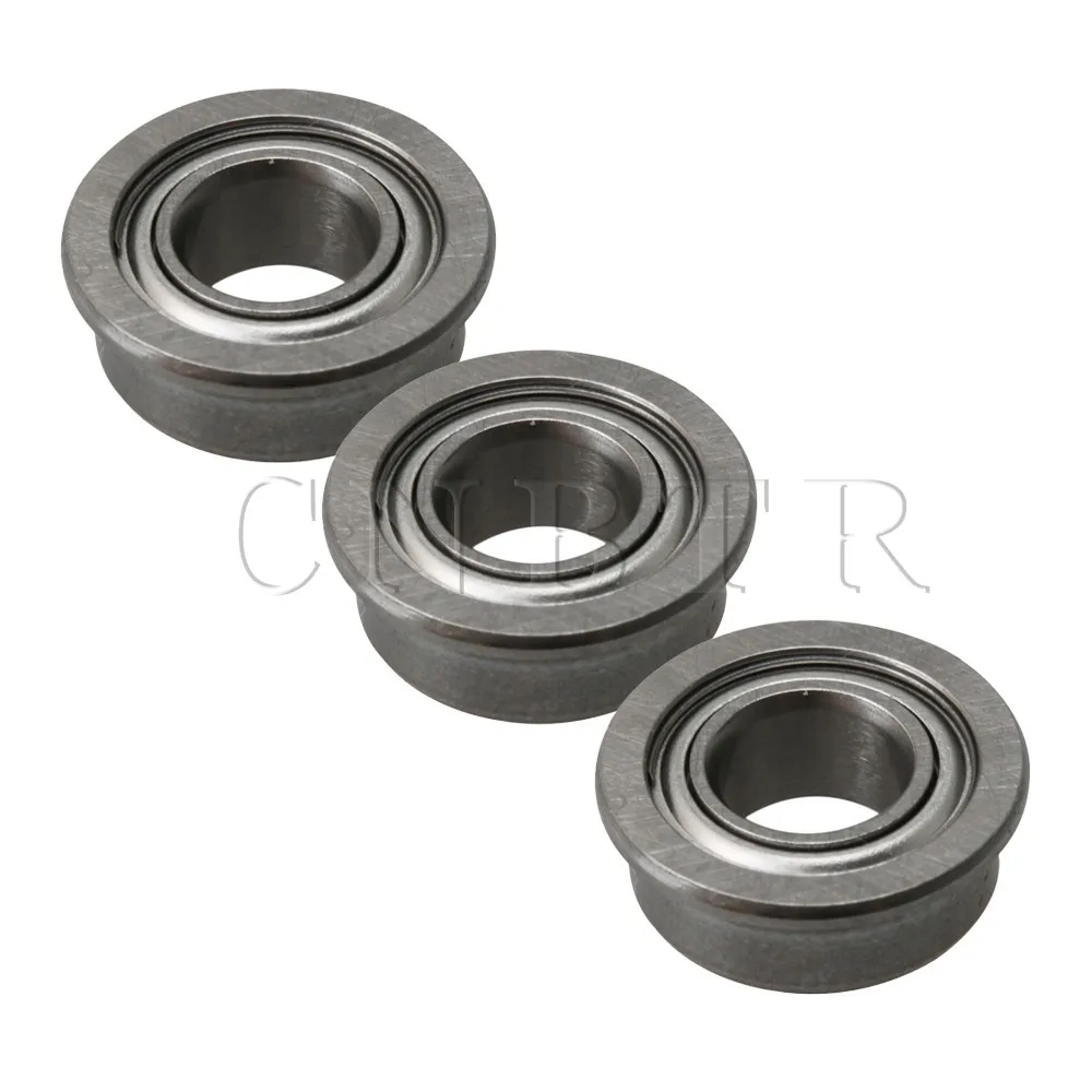 CNBTR Silver MF105ZZ Mini Ball Bearings Double-Shielded Flanged 5x10x4mm Pack of 10 | Обустройство дома