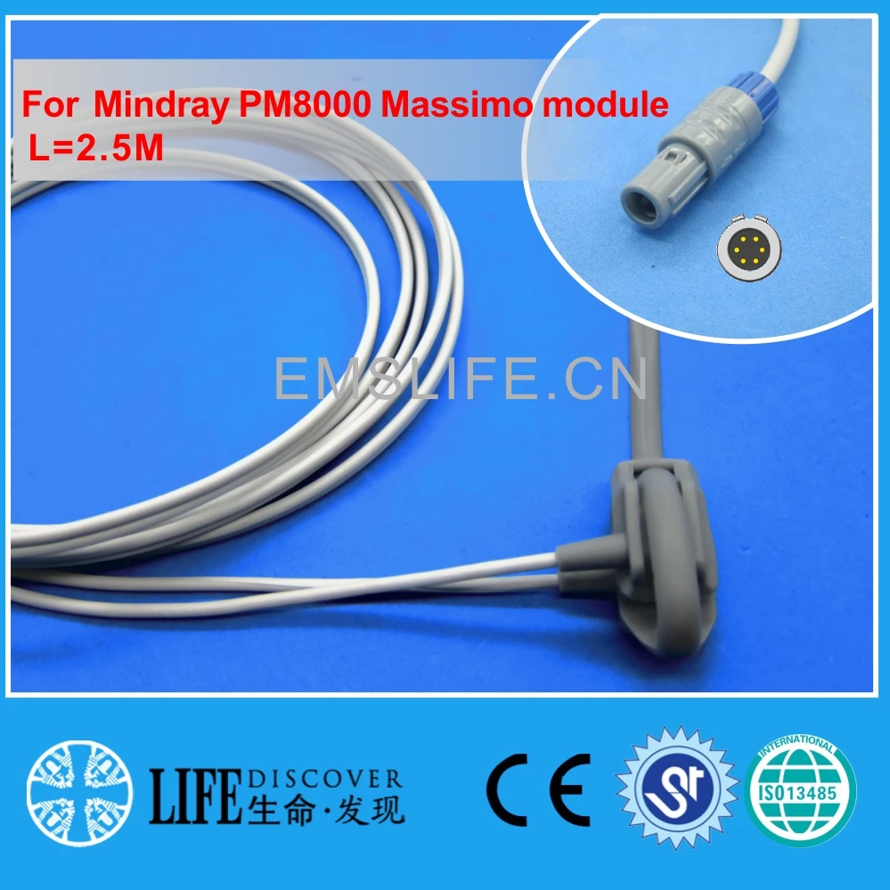 

Длинный кабель neonate wrap spo2 датчик для модуля MINDRAY PM8000 AUX