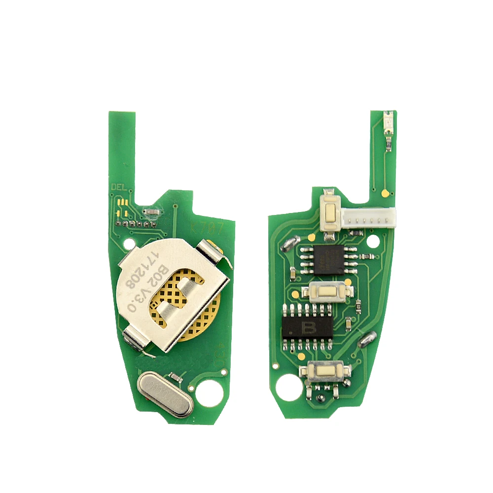 Автомобильный ключ OkeyTech B02 с дистанционным управлением B Series 3 кнопки KD
