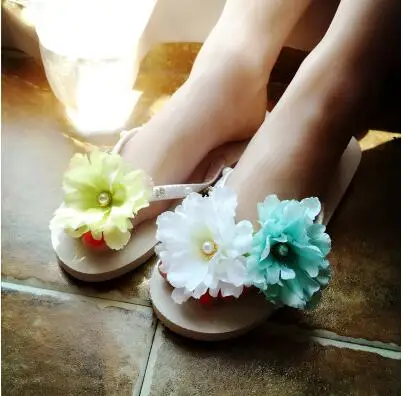 

HAHAFLOWER/Новое поступление; женские модные домашние массажные тапочки с цветами; EVA; Домашние Нескользящие массажные пляжные Тапочки