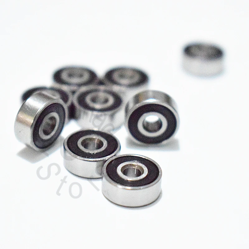 Bearing 10pcs 623RS 3*10*4(mm) free shipping chrome steel rubber Sealed High speed Mechanical equipment parts | Обустройство дома