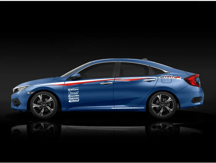 TAIYAO автомобильный Стайлинг спортивный автомобиль стикер для Honda CIVIC автомобильные аксессуары и наклейки авто стикер
