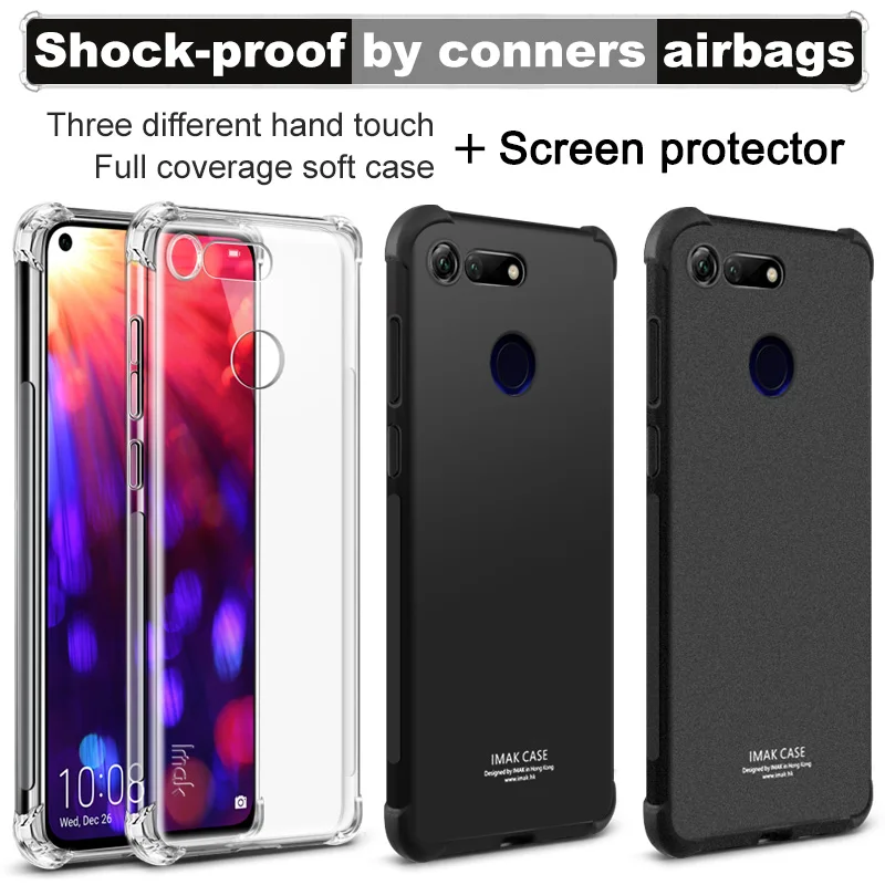 Imak Мягкий силиконовый чехол подушки безопасности Чехол для huawei honor v20