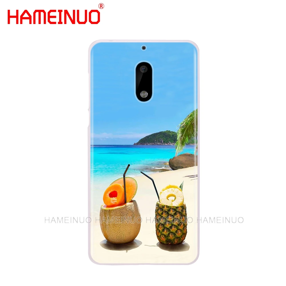 HAMEINUO кокосовый пляж фруктовый сок Летний чехол для телефона Nokia 9 8 7 6 5 3 Lumia 630 640 640XL