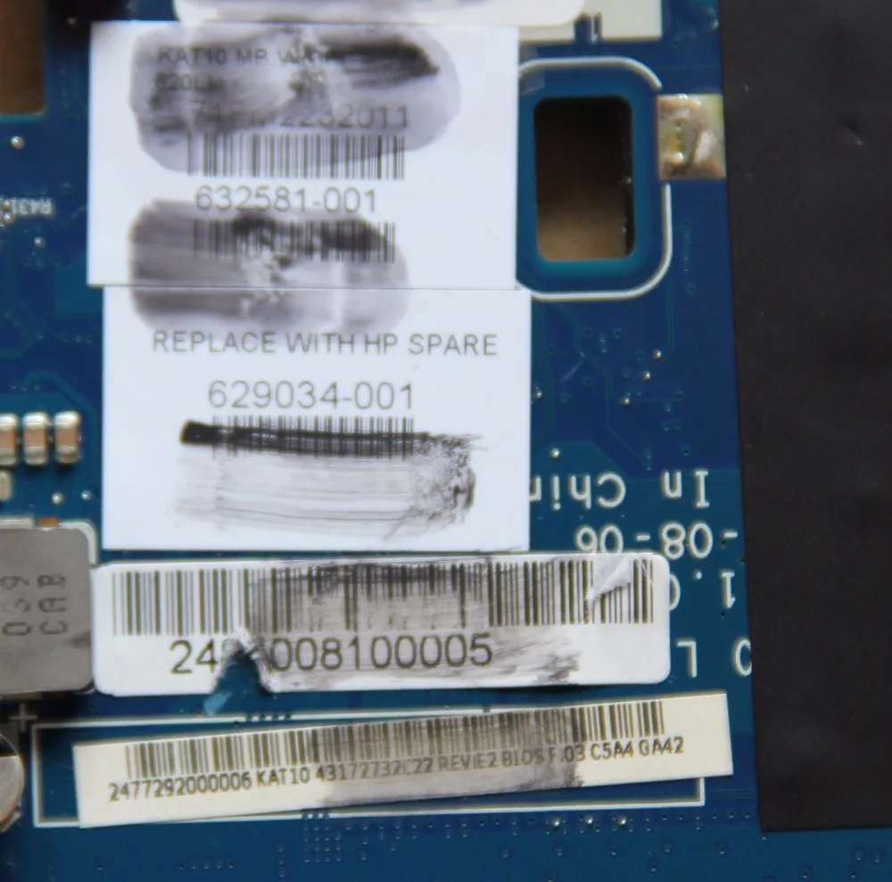 

HP 629034 P 2540-001, QM57 DDR3