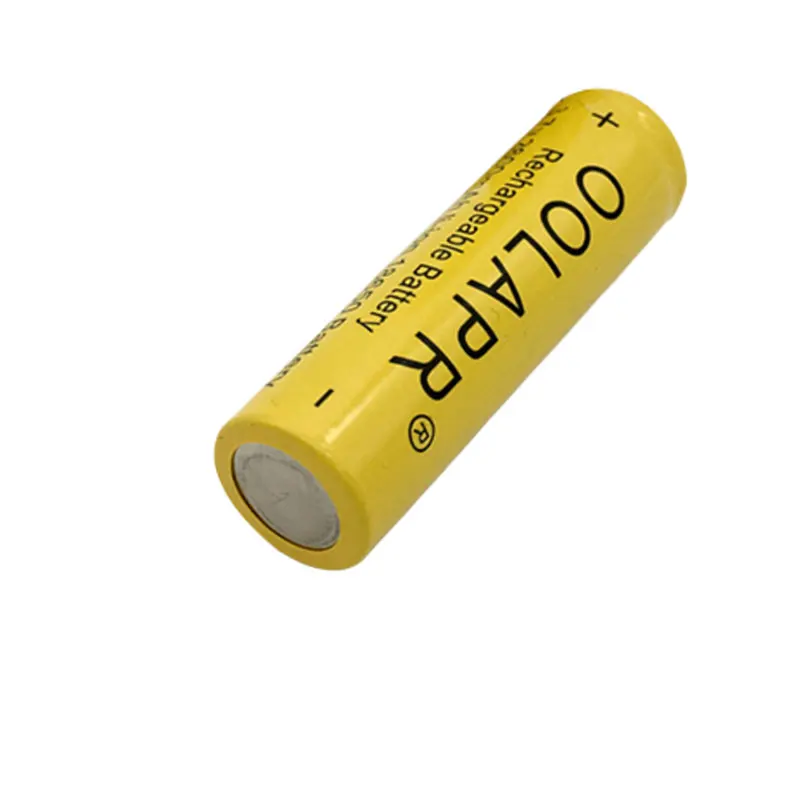 OOLAPR 2X 18650 аккумуляторная батарея 2600mah 3 7 V литий-ионная Бесплатная доставка-желтый