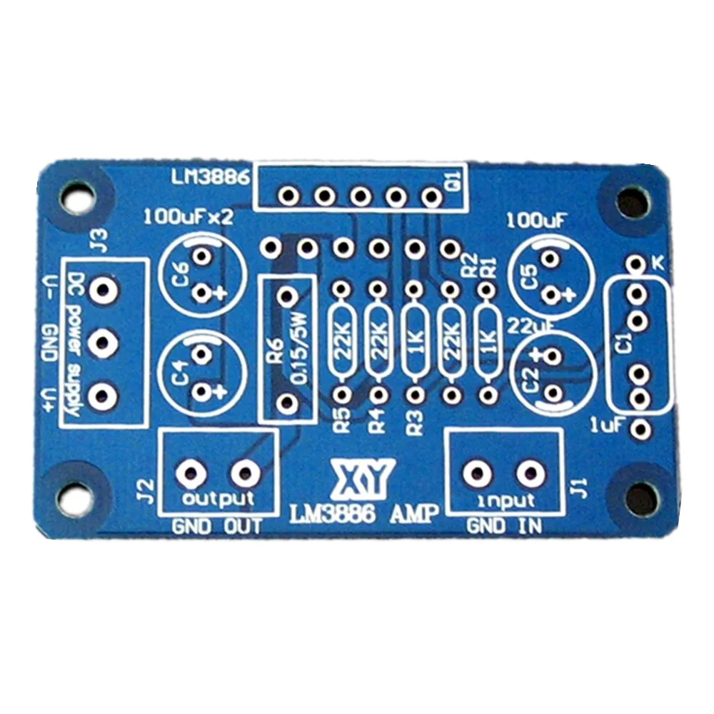 Плата усилителя мощности LM3886 Hi Fi LM3886TF может быть подключена параллелью PCB (пустая