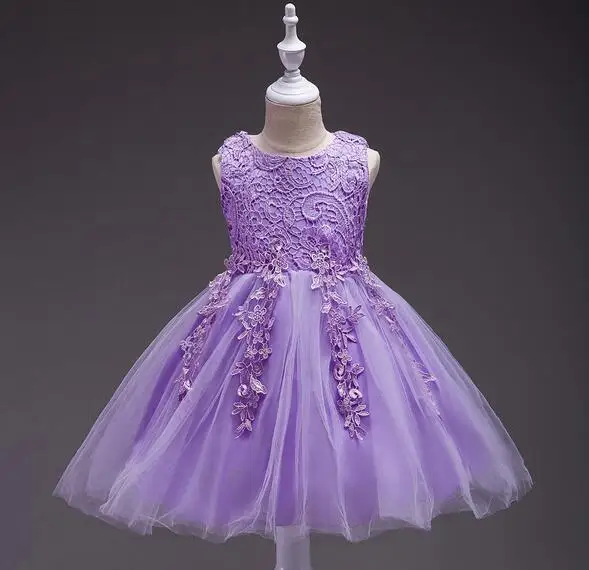 2017 hot Baby Girls Dress Brand Summer princess dress Girl Clothing Princess Bridesmaid Wedding Birthday Party 3-14years | Детская