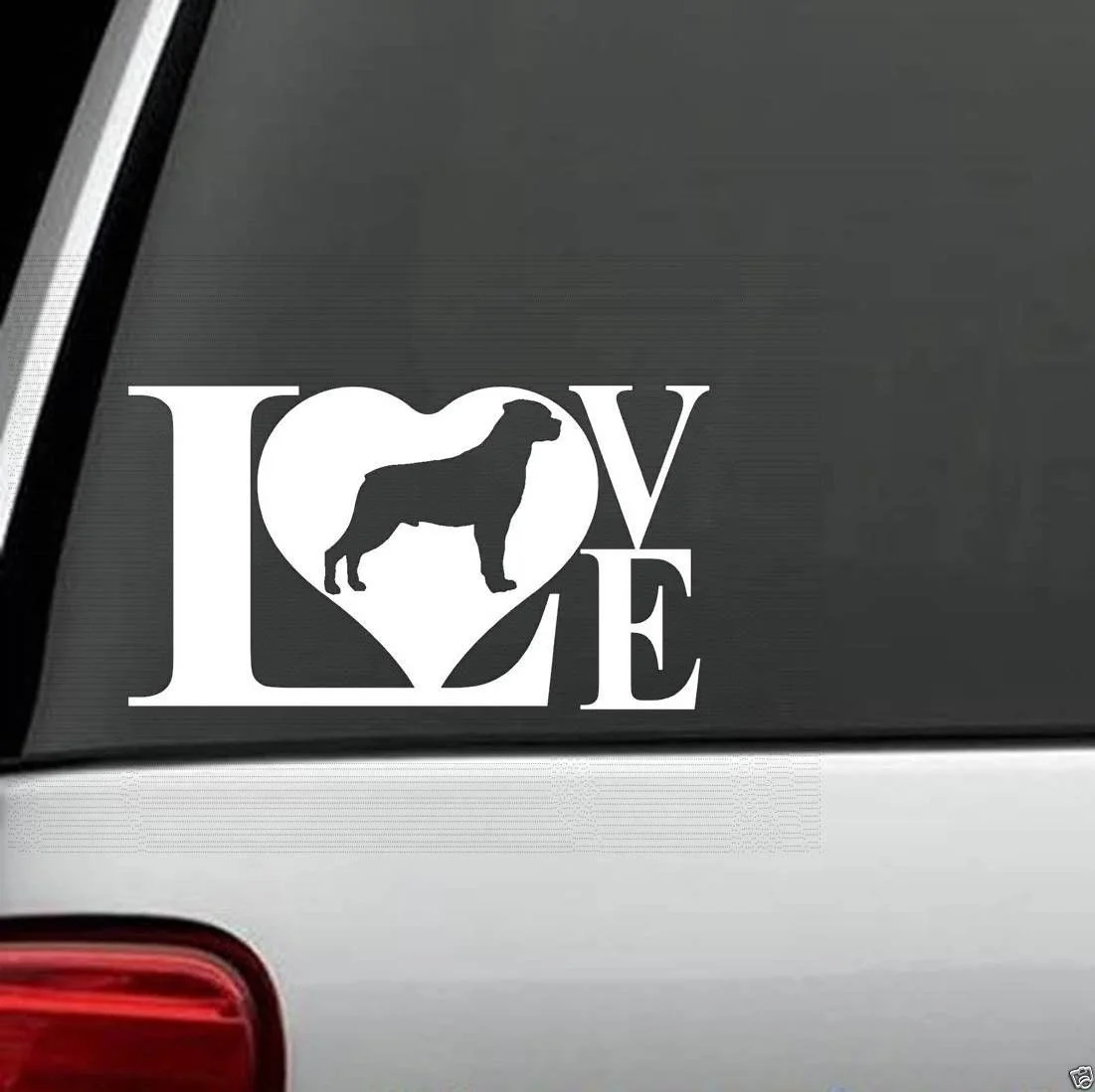 Rottweiler Dog LOVE Decal Sticker 15cm | Игрушки и хобби