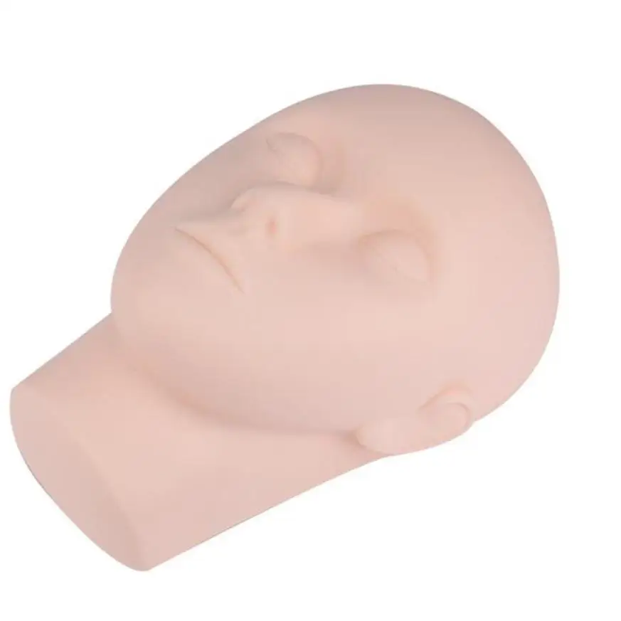 2017 Новый дизайн манекен плоская голова с практика накладные ресницы и пинцет для