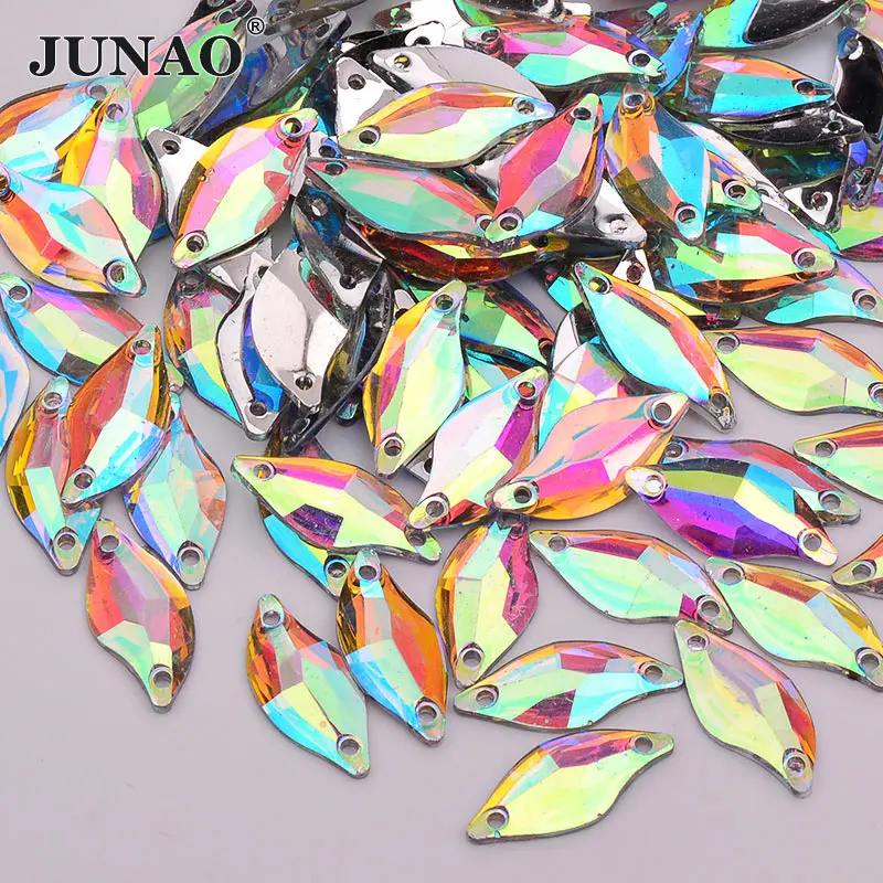 JUNAO 9x20 мм шитье со стразами бриллиантами бриллианты для одежды, обуви, рукоделия