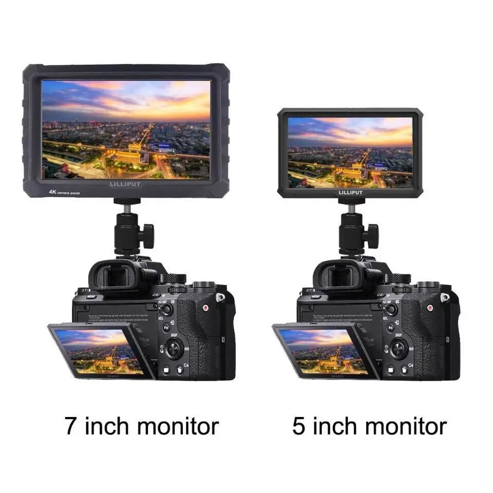 Lilliput A5 5 дюймов Utra тонкий IPS Full HD 1920x1080 4K HDMI на камеру видео полевой монитор для Canon