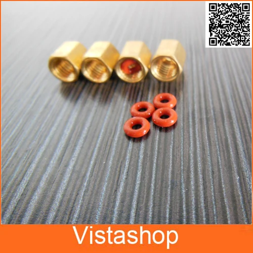 

vilaxh 8Pcs Metal Thread with O-ring For Epson Stylus from 4000 to 9450
