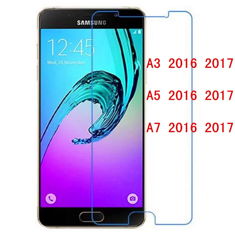9H 0 3 мм Премиум Закаленное стекло для samsung galaxy A3 A300F A5 A500F A7 A8 A310 A510 A710 2016 2017 Защитное