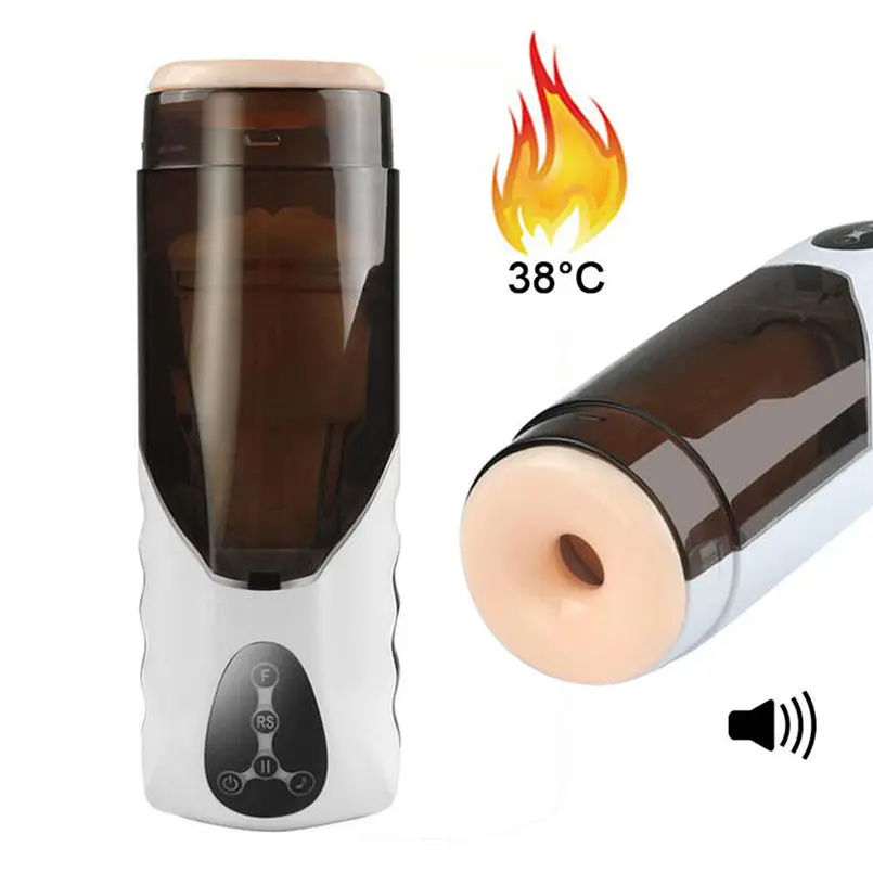 Полностью автоматический мужской мастурбатор с подогревом электрический