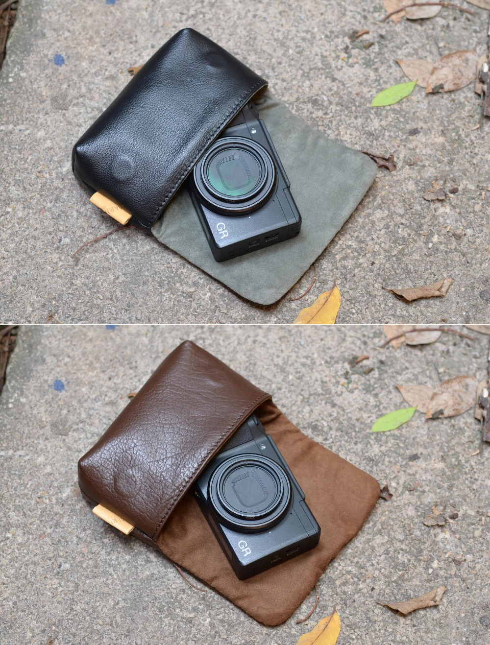 Сумка для камеры Roadfisher из натуральной кожи карманная Sony RX100 HX7/9/30/50 HX60 M5 M4 M3 Ricoh GR GR2