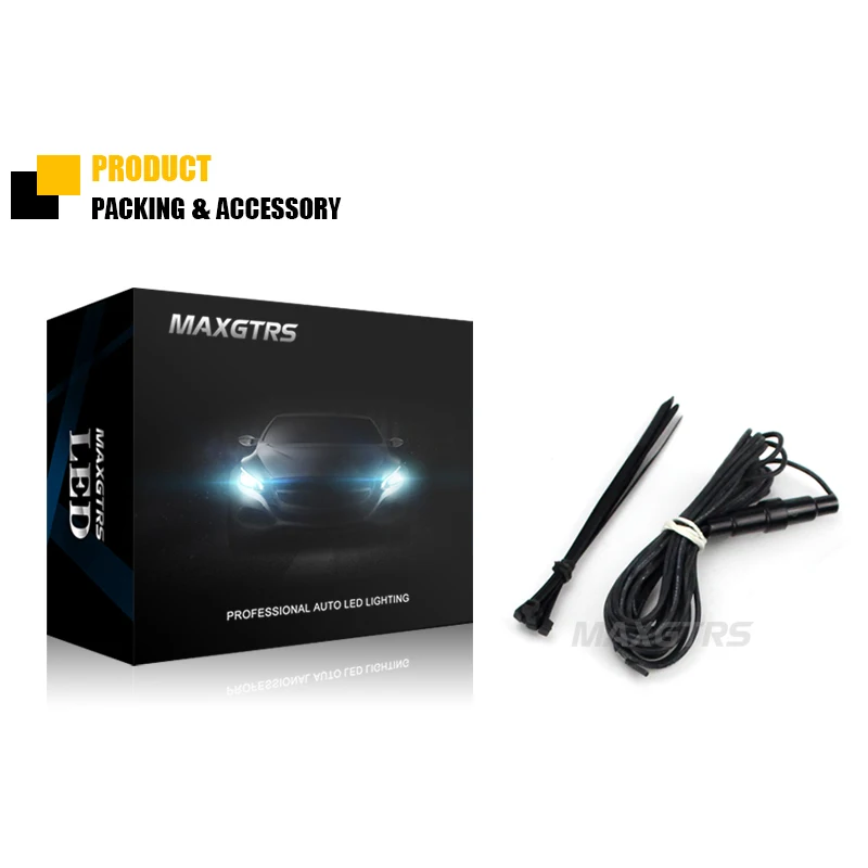 2x Двухцветные светодиодные лампы 42SMD 2835 T20 7440 W21W для передних поворотных огней