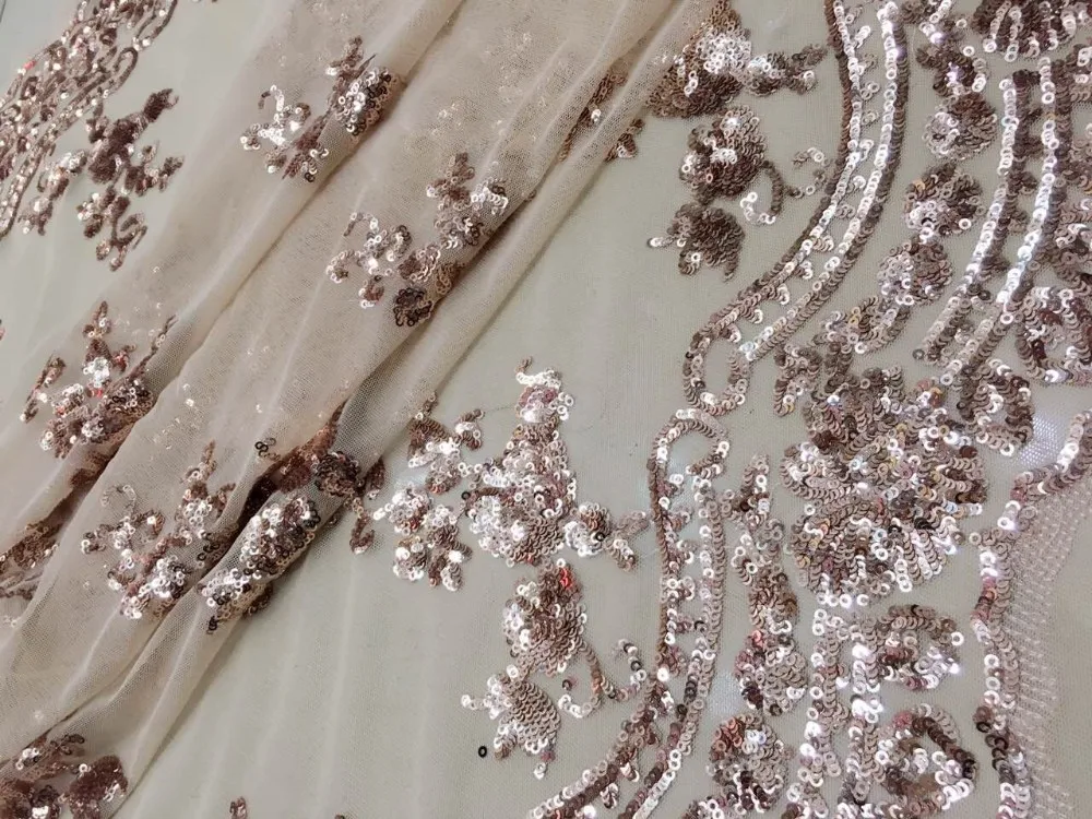 Нигерийское кружево ткань Новинка 2017 дизайн блестки шнур кружевной ткани модные