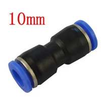 10 pcs pu10 pu union straight air fitting pu 10 pneumatic 10mm to 10mm tube pipe hose one touch push in quick joint coupler pu10
