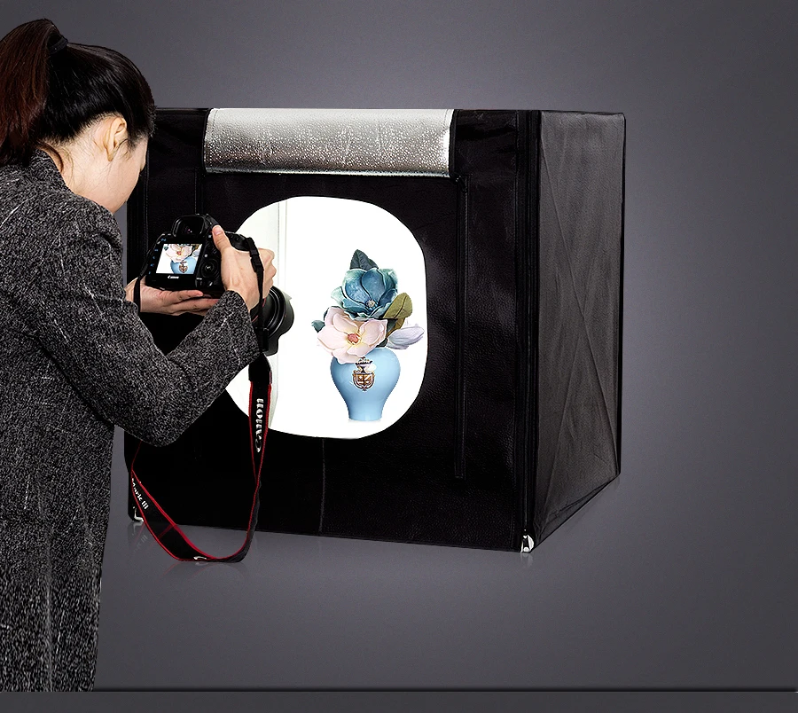 Светодиодный софтбокс CY 70*70*70 см для фотостудии светильник палатка лампа коробка