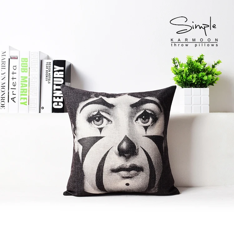 Fornasetti знаменитая косметическая маска для лица художественная Подушка Чехлы в
