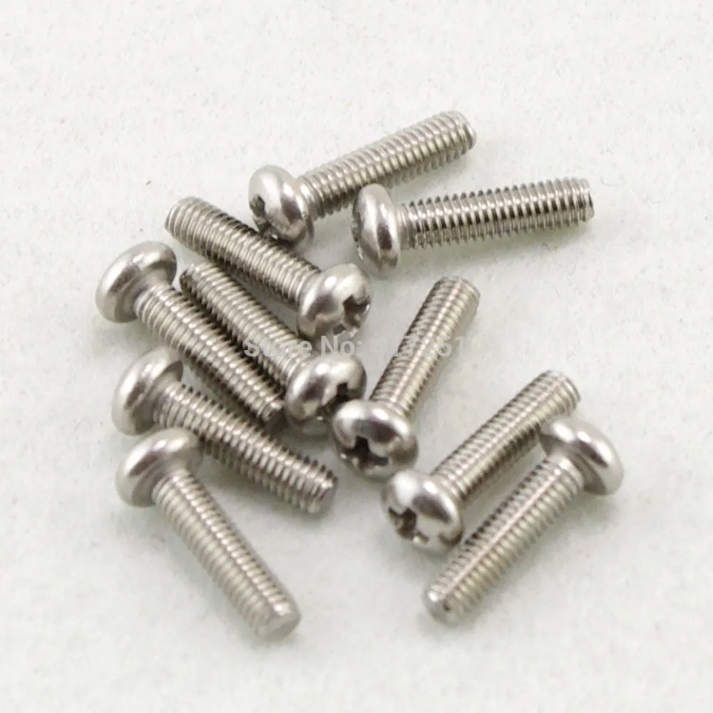 

10pcs Metric M3*45mm Stainless steel Cross Recessed Pan Head Screws Fasteners