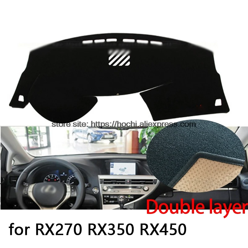 Для lexus RX270 RX350 RX450 двухслойный силикагель Приборная панель автомобиля Pad