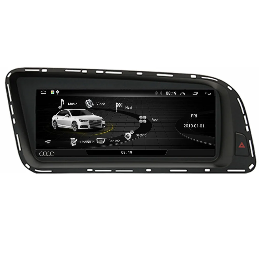 COIKA 8," Android 9,0 система автомобиля ips Зеркало экран радио для Audi Q5 2009- gps Navi Google wifi Carpaly SWC 2+ 32G ram