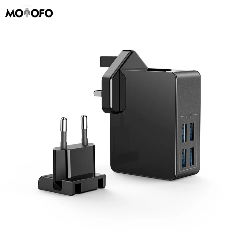 27 Вт 4 портовый USB настенное зарядное устройство PowerPort Lite со сменными Великой
