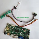 Комплект для телефона, HDMI LCD LVDS, 40-контактная плата контроллера, 12,1 дюйма, панельный экран VGA, DVI, 1366x768, монитор M.N68676, светодиод сделай сам