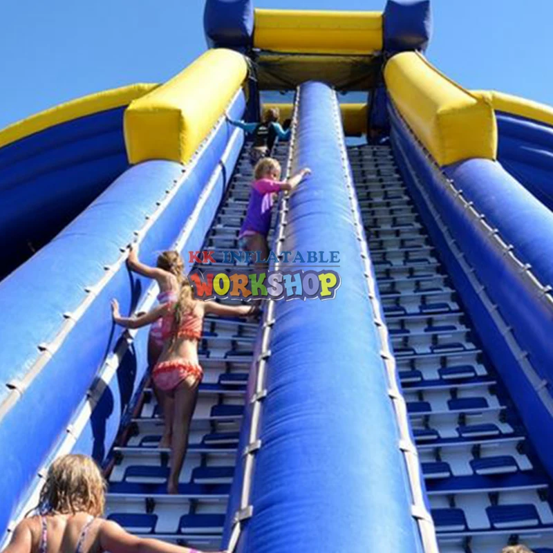 Goede Strand Eiland Opblaasbare Water Park Giant Opblaasbare Nijlpaard Cliffhanger Glijbaan In Sapin