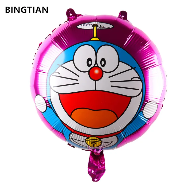 BINGTIAN Doraemon фольги воздушный шар День рождения воздушные шары украшения для