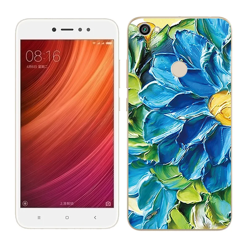 For Xiaomi Redmi Note 5A Prime Cases TPU Oil Painted for Phone Cover Hongmi 5a | Мобильные телефоны и аксессуары