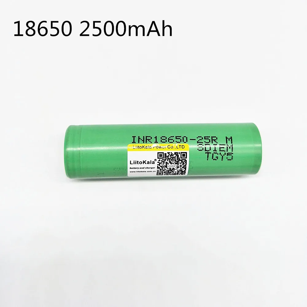 Liitokala для оригинальных литиевых батарей 18650 25RM INR1865025R 5A блок питания электронной