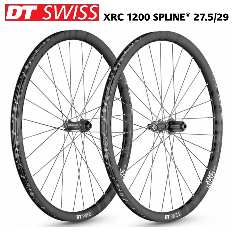 DT SWISS XRC 1200 SPLINE 27.5&quot 29&quot UST Carbon fiber Wheelset for MTB front and rear | Спорт и развлечения