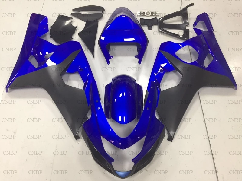 GSX R750 2004 2005 K4 комплекты обтекателей R 600 обтекатели GSXR 04 синий черный