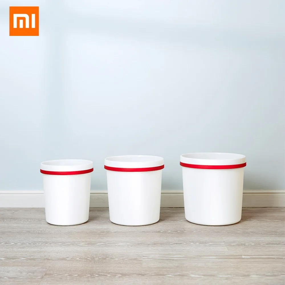 Xiaomi YIJIE 3 шт. мусорный бак для кухни гостиной 7Л/10л/13л большая емкость ящик с