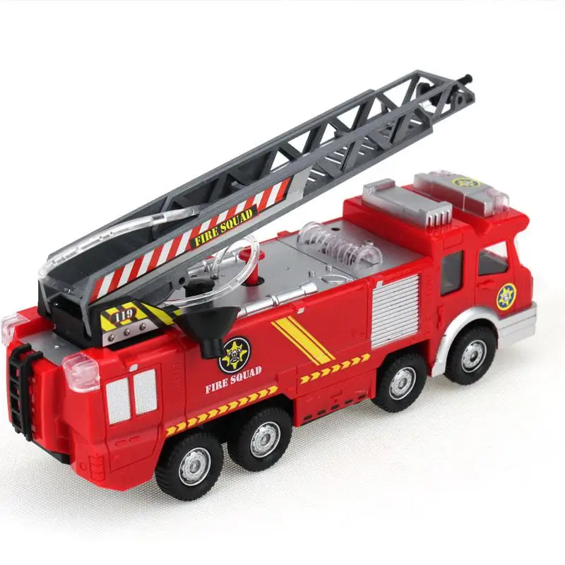 Игрушечная модель автомобиля Fireman Sam Маленькая Музыкальная подсветка пожарная