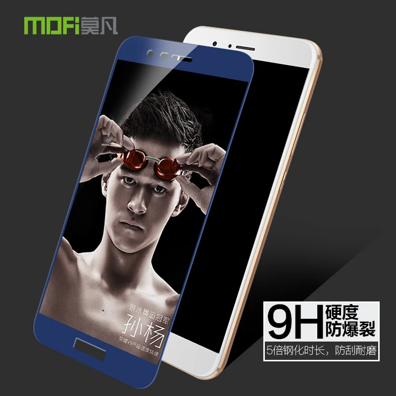 

Huawei honor v9 5.7" glass tempered MOFi original Huawei honor 8 pro screen protector film full cover honor v9 tempered glass