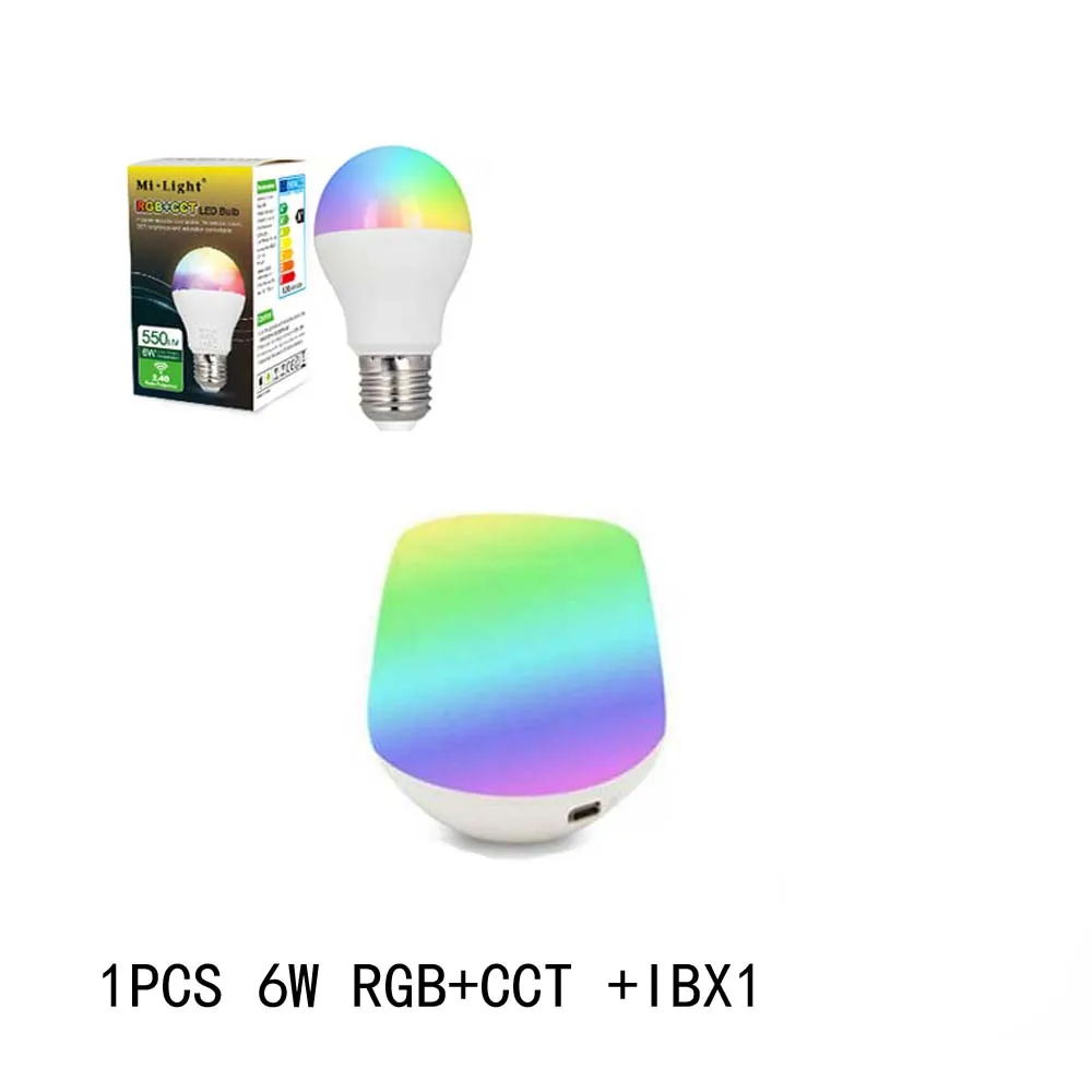 Mi светильник светодиодный 6 Вт E27 RGB + CCCT светодиодная лампа IBX1 РЧ пульт