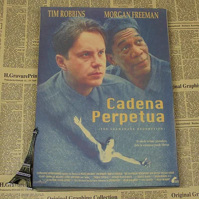 Shawshank Redemption классический старый фильм плакаты ретро ностальгия крафт вдохновляющая декоративная живопись, плакаты, живопись ядро