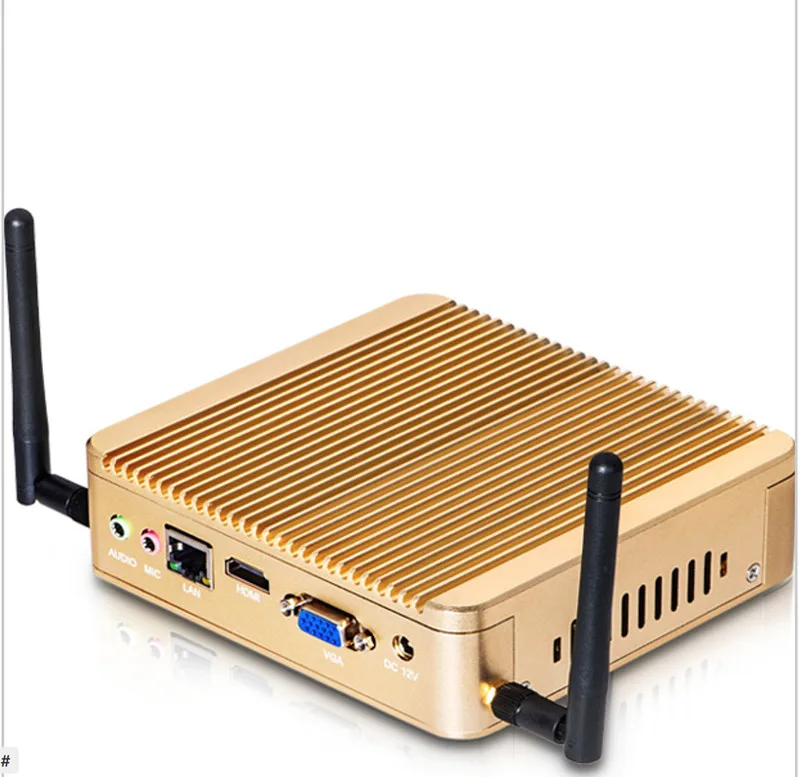 Мини ПК компьютер офисный Celeron J1900 четырехъядерный настольный 1 HDMI Windows 7/8/10/Linux и т.