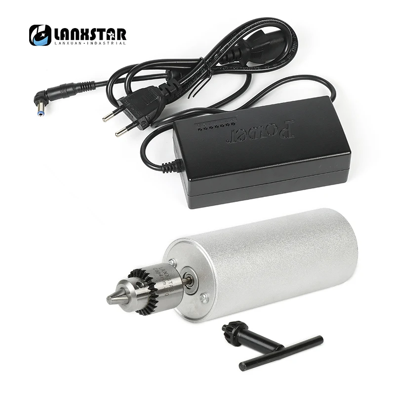 Hand Drill and Power Lanxstar микро-точность маленькая электрическая дрель мини Нефритовая игра шлифовка бурение шлифовка полировка резка резьба Diy ручная дрель - Цвет: Hand Drill and Power