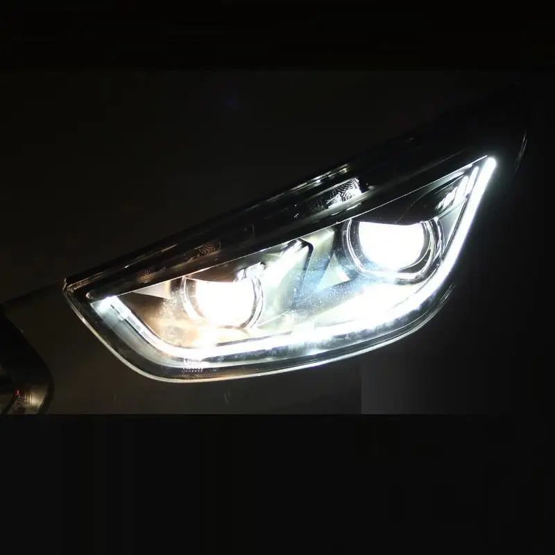 DEL # дневная ходовая лампа Drl Neblineros Para авто боковые поворотные сигнальные огни в